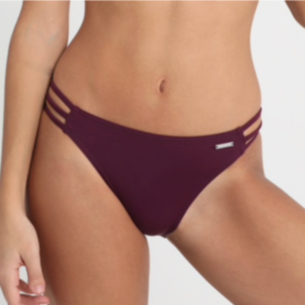 NWT Bruno Banana Alexa Low Rise Strappy Bikini Swim Bottom